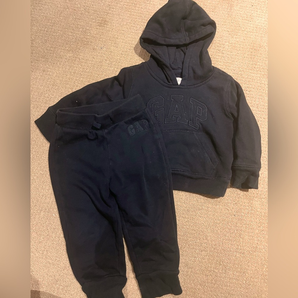 Black toddler Gap jogging set
